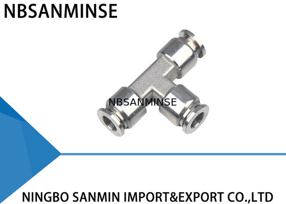 Кислотоупорное штуцера трубы быстрой муфты шланга для подачи воздуха тройника ССЭ пневматическое превосходное
