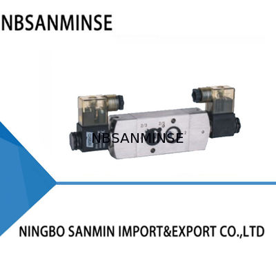 Двойной электрический контроль Пневматический соленоидный клапан 120C 5/2 Конверсия 3/2 0.2-1.0Mpa