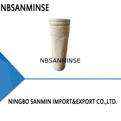 Акриловый полиакрилонитрил PAN Игольчатый войлочный пылезащитный мешок для воздушного фильтра Огнестойкий пыленепроницаемый рукавный фильтр-мешок