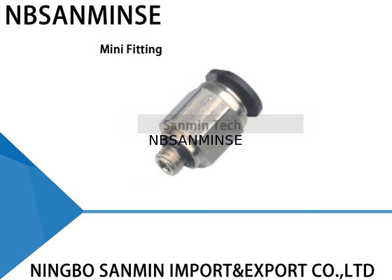 ПК - Касание компакта одного к приспосабливая нажим мини штуцеров пневматический в пневматическом воздухе мужском прямом подходящем Саньмин
