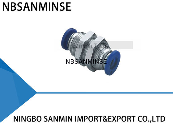 Штуцер трубки пластиковое подходящее Саньмин ПУ Кннектинг пневматического шланга трубки соединения перегородки ПММ быстрый