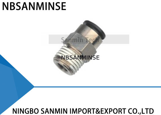 ПКП все латунное тело с нажимом пластикового рукава - в приспособлении пневматических штуцеров трубы