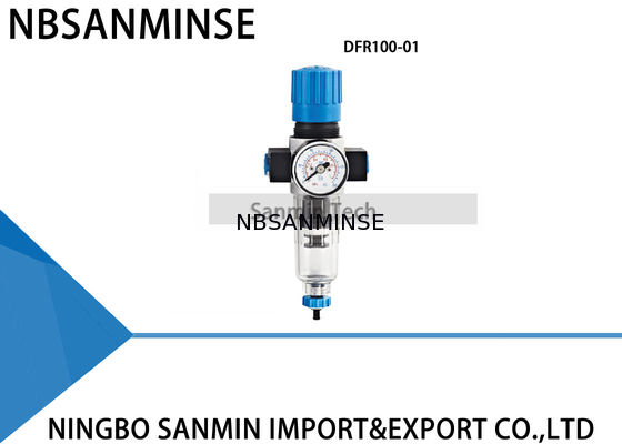 Оборудование источника воздуха смазчика регулятора фильтра голубой черноты пневматическое