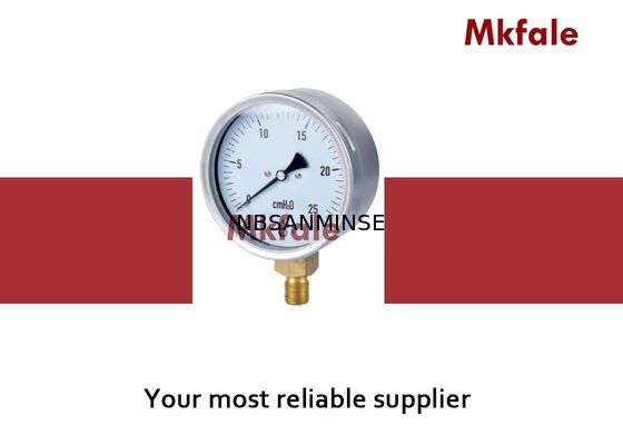 Латунной манометр заполненный жидкостью воды соединения ИП44 63мм 75мм 100мм 160мм