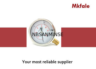 манометр нержавеющей стали манометра 100мм заполненный жидкостью