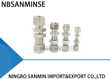 BU Bulkhead Union Stainless Steel SS316L Pneumatic Fitting Plumbing Fitting High Quality Sanmin