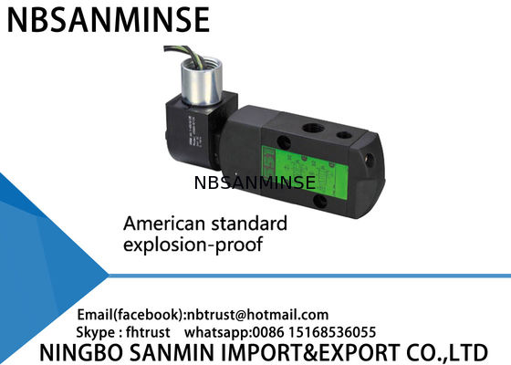 Тип уплотнение клапана соленоида взрывозащищенный АИСКО серии НАМУР551 пневматический НБР ПУР
