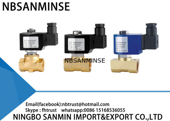 Латунный нормально закрываемый клапан соленоида