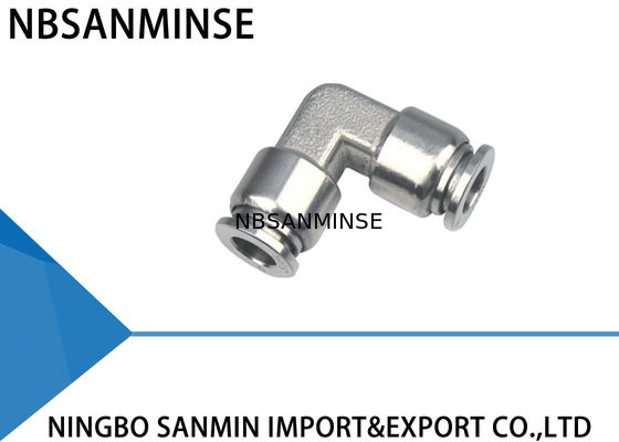 Штуцеры воздуха нержавеющей стали локтя ССВ, штуцеры нержавеющей стали пневматические