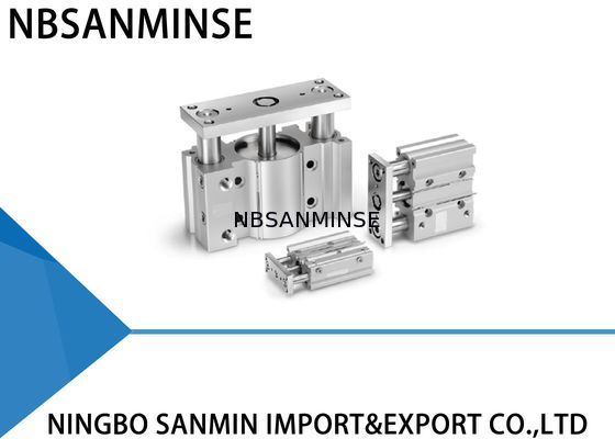 Цилиндр серии МГП направленный компактом пневматический действие размера скважины 12 до 100мм двойное действующее