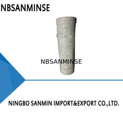 Мешок для пыли из игольчатого войлока из полиэфирного волокна Промышленный мешок для воздушного фильтра 550 г / м2 Пылезащитные мешочные фильтры