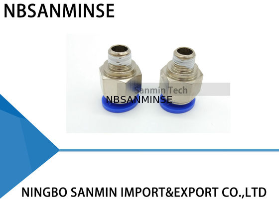 Нажим трубки ПК пневматический в соединителе Саньмин пневматического воздуха мужском прямом подходящем пластиковом