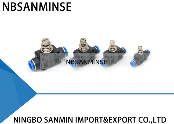 Соединения компонентов штуцеров ПА штуцеры трубы Саньмин нажима клапана дросселя губернатора пневматического ручного пластикового прямые быстрые