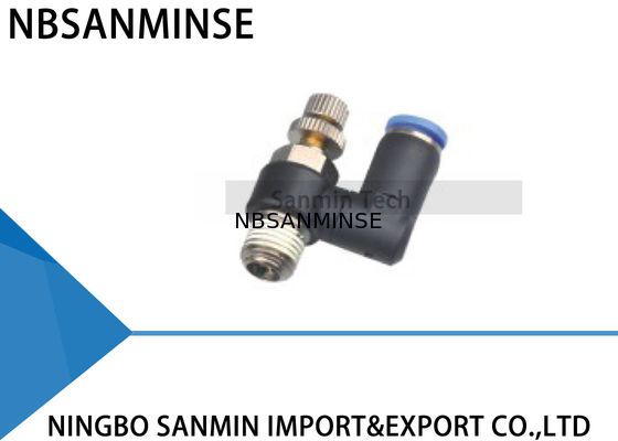 Соединитель Саньмин шарнирного соединения штуцеров клапана регулирования потока дросселя скорости воздуха внешней нарезки СС пневматический