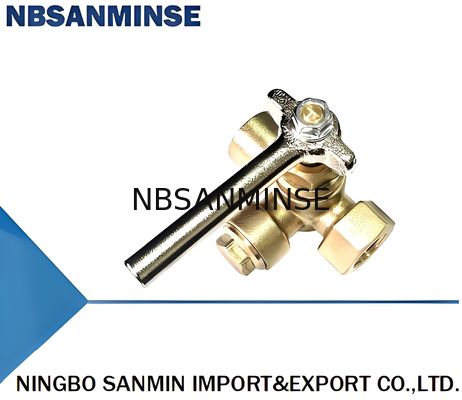 Многофункциональный медной трехсторонний клапан для 1/2 "трубной нитки и 2,5Mpa номинального давления