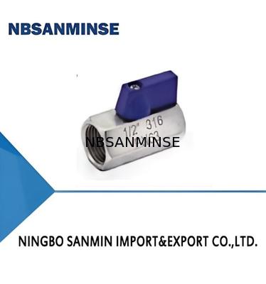 1/4 дюймовый мини шаровой пневматический соленоидный клапан управления F/F PN64