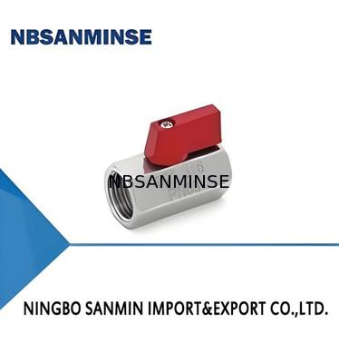 1/4 дюймовый мини шаровой пневматический соленоидный клапан управления F/F PN64