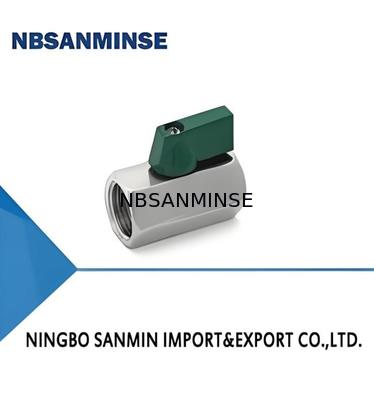 1/4 дюймовый мини шаровой пневматический соленоидный клапан управления F/F PN64