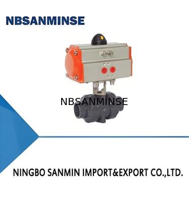 Шаровые краны из UPVC/CPVC/PPH с электроприводом и пневмоприводом для среднего давления 1,2 МПа и низкого давления 0,035 МПа~0,35 МПа