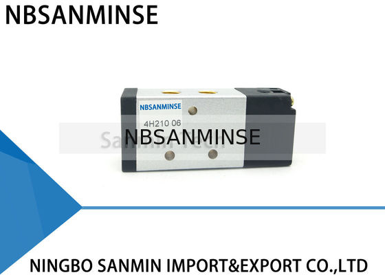 Клапан 1/8 тяги НБСАНМИНСЭ 4Х210 4Х310 4Х430 1/4 3/8 1/2 двух позиционных трехпозиционных управлений воздушным движением 5 путей трехпозиционных
