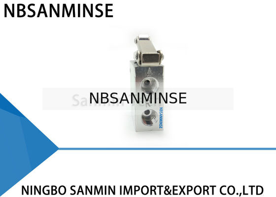 Тип механическое трехстороннее стопа механического клапана серии 1/4 ДЖМ пневматический клапана дросселя запорного клапана клапана двух позиционное