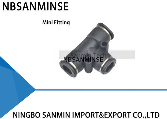 ПЭ - Касание компакта одного к приспосабливая мини пневматические штуцеры воздуха, нажим для того чтобы соединить штуцеры